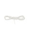 Bergal Rubber Laces Round White 90cm Λεπτά Στρόγγυλα Ελαστικά Κορδόνια Λευκά 90 Εκατοστά