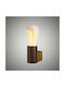 Creative Cables Lamp Wall with Socket E27 Brown