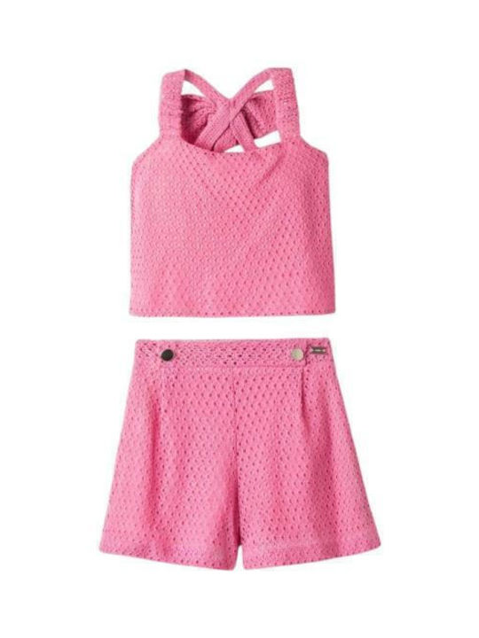 Evita Kids Set with Fuchsia Shorts 2 Pieces