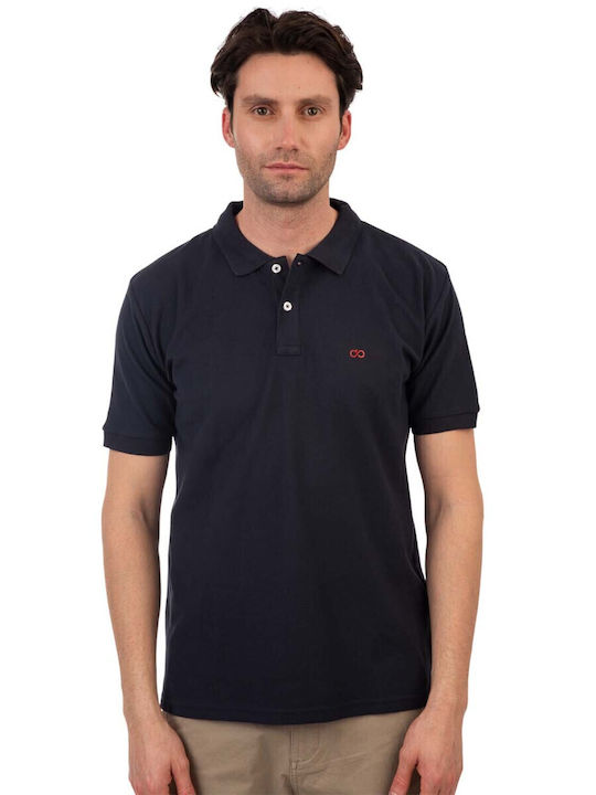 Double Polo T-shirt Μπλε