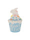 Iliadis Easter Biscuit Jar Bunny Ceramic Blue 2...