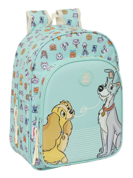 Disney School Bag Blue 26 X 34 X 11 Cm