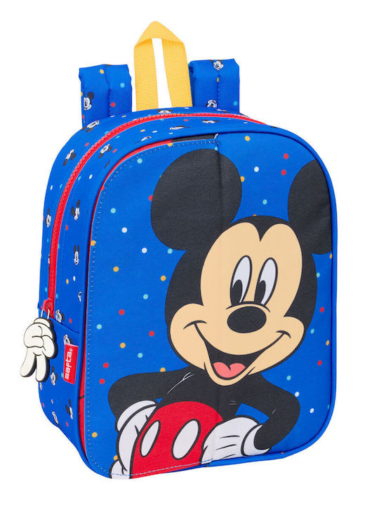 Σχολική Τσάντα Mickey Mouse Clubhouse Good Day Μπλε 22 X 27 X 10 Cm