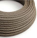 Natural-Brown Fabric Cable Ir65 Round 2x1 Creative Cables 150223 Cubalux 150223 Brown