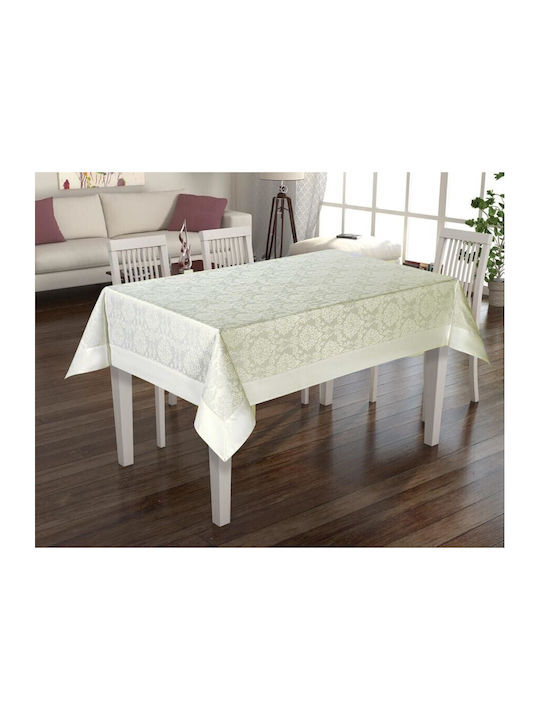 Tropik Home Tischtuch Cream 160x220cm