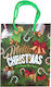 Christmas Gift Bag 14x11x6cm Green 09000680002