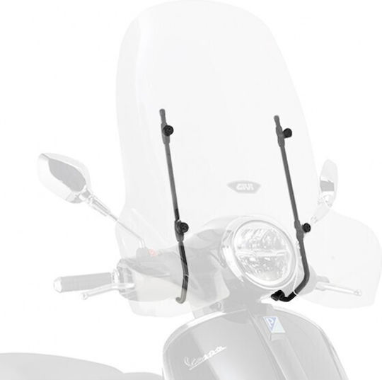 Givi Motorcycle Windshield & Windscreen Installation Kit for Piaggio GTS 125 for Vespa Super Sport for Yamaha GTS GIVPIAKIT16