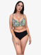 W0463 Bikini-Set mit Leichter Verstärkung Mehrfarbig