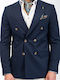 Men's Suit Jacket Slim Fit Navy Blue