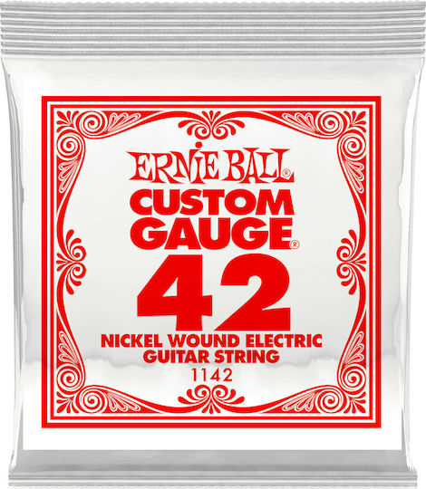 Ernie Ball Μονή Χορδή Nickel Wound Ηλεκτρικής Κιθάρας 42"