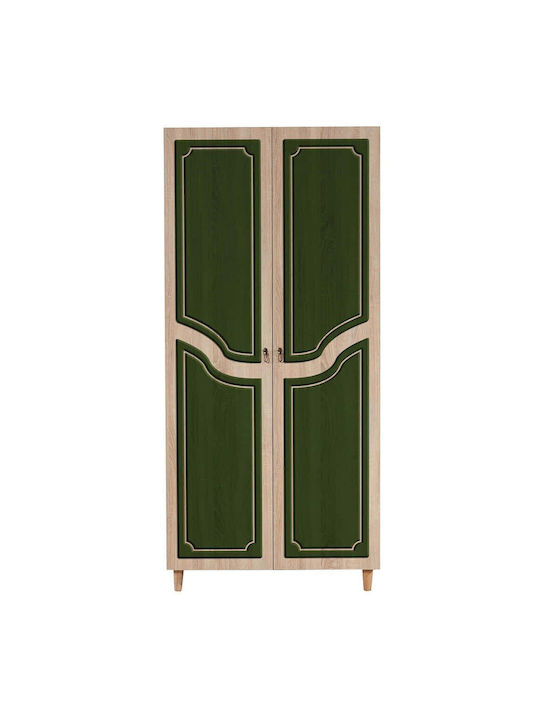 Stil Zweitüriger Kleiderschrank 869vel4239 90x5...