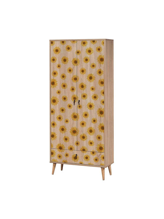 Two-Door Wardrobe City Gardrop Seed 863sph4256 80x45x190cm Multi Two-Door