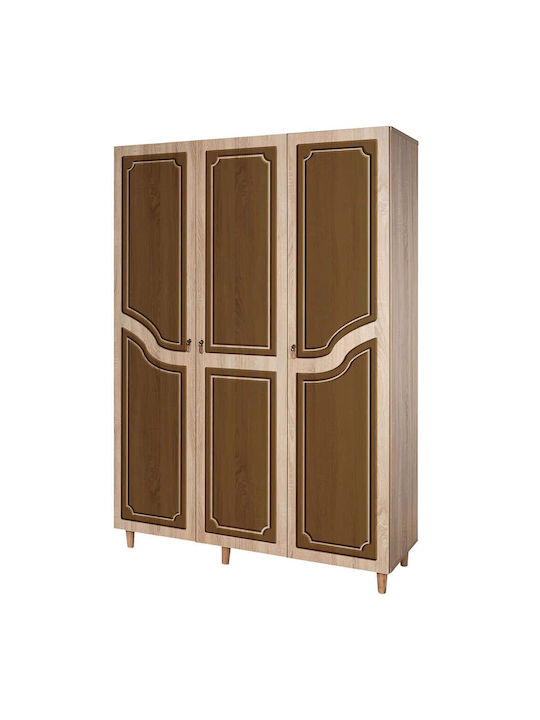 Three-Door Wardrobe Mode 863sph4218 135x52x192c...