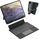 Piblue Klappdeckel mit Tastatur Schware (Apple iPad Air 10,9)