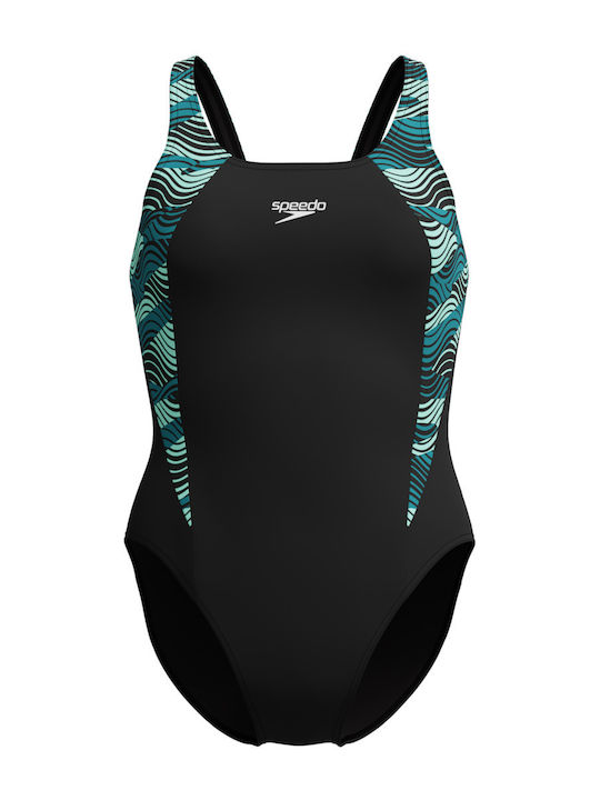 Speedo Αθλητικό Ολόσωμο Μαγιό Grn