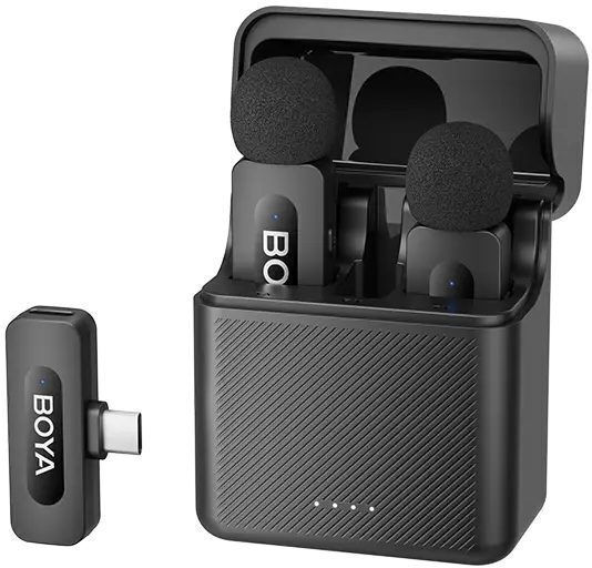 Boya BY-V20 Type-C Wireless Microphone Πέτου, Clip On for Mobile
