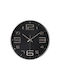 Koopman Wall Clock Black Ø30.5cm
