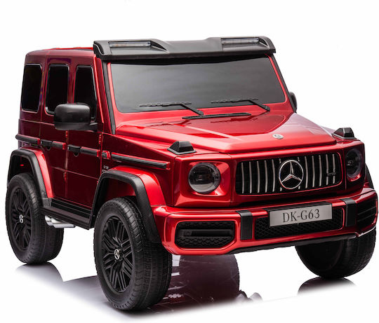 Детска Електрическа Кола Две места с Дистанционно управление Лицензиран Bo Mercedes-benz G63 4×4 24 волта Червен