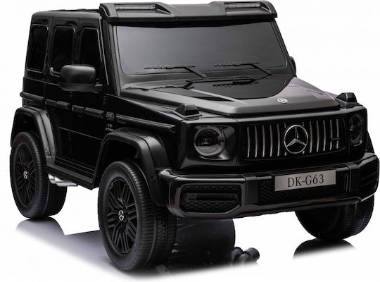 Kinder Auto Doppelsitzer mit Fernbedienung Lizensiert Bo Mercedes-benz G63 4×4 24 Volt Schwarz
