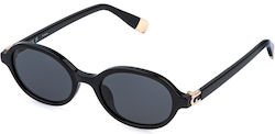 Furla 0700 Sunglasses Μαύρα with Acetate Frame & Black Lens Furla 0700 Sunglasses Μαύρα with Acetate Frame & Black Lens