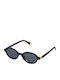 Furla 0700 Women's Sunglasses with Black Plastic Frame and Black Lens