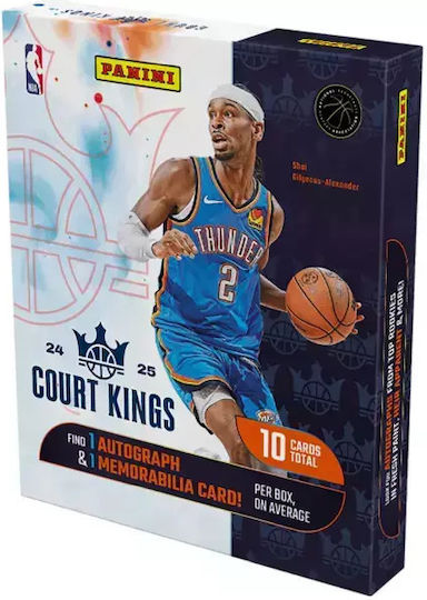 Cutie Hobby Baschet Panini 2024-25 NBA Court Kings 10 Cărți