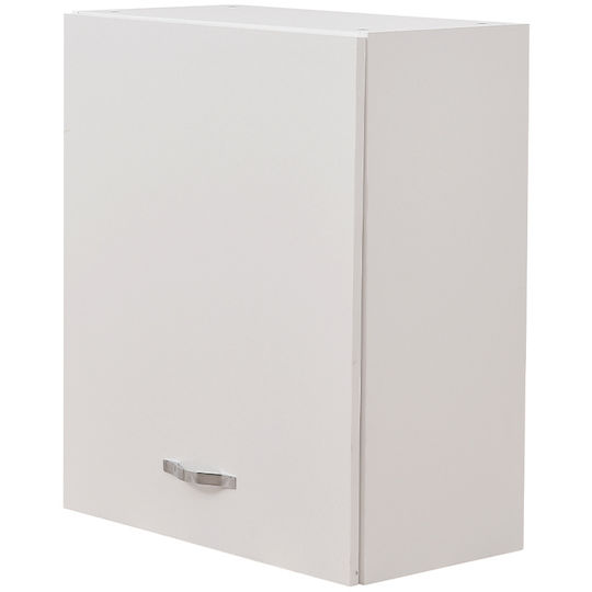 Shally Dogan Wandmontierter Küchenschrank 60 x 32 x 72 cm Höhe Einzeltür Weiß 02814873