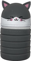 Must Team Pencil Case Silicone Barrel Gray