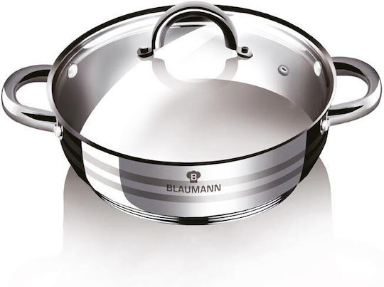 Blaumann Gourmet Line Rostfreier Stahl Untiefe Topf 7lt / 28cm