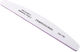 Professionelle Nagelfeile Waschbar Desinfizierbar 100/180 Halbmond Papierfeile Waschbar & Sterilisierbar Grau 1 Stück