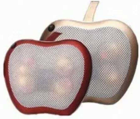 Pillow Massage Shiatsu for the Neck, the Head & the Waist with Infrared Heat Red