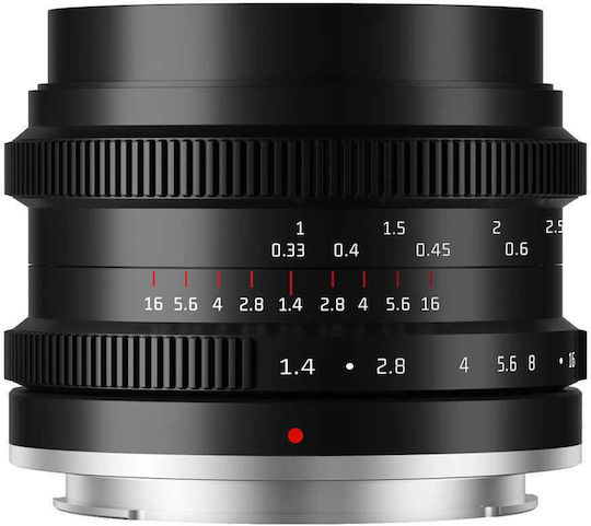 7artisans Full Frame Camera Lens 35mm f/1.4 Mark II for Canon RF Mount Black