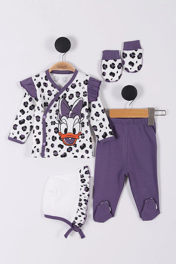 Babydom Baby Clothes Gift Set 4 Pieces