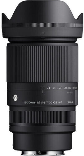 Sigma Crop Φωτογραφικός Φακός 16-300mm f/3.5-6.7 DC OS Contemporary Macro για Fujifilm X Mount Μαύρος