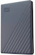 Western Digital My Passport USB-C / USB 3.0 External 2.5" HDD 5TB Silicon Grey
