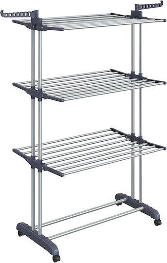 Songmics Πτυσσόμενη Απλώστρα Δαπέδου 63.5x128cm Songmics Πτυσσόμενη Απλώστρα Δαπέδου 63.5x128cm