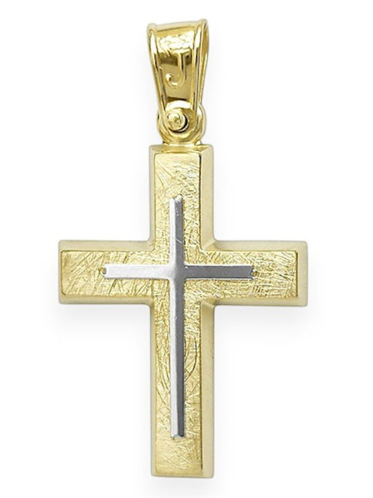 Goldjewels Women's Gold Cross 9K