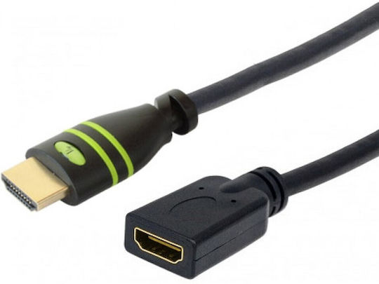 Techly HDMI 1.4 High Speed 1080p 120Hz Cable HDMI Male - HDMI Female 7.5m Black
