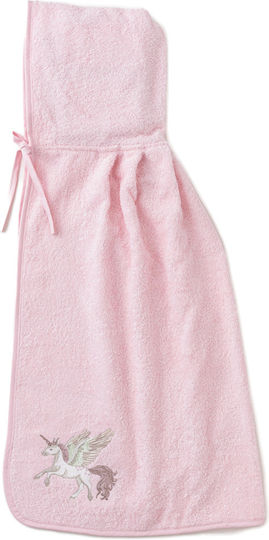 Borea Baby-Badetuch mit Kapuze Emeralda Puder 75x75cm