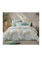 Nef-Nef Homeware Sheet Sets Queen 240x270cm. Amazon Green 4pcs