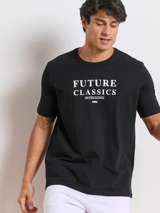 Back To Future Athletic T-shirt Black