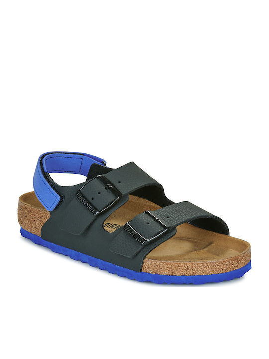 Birkenstock Детски сандали Milano Анатомични Черни