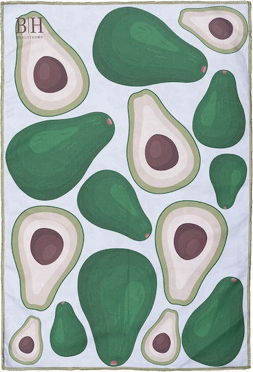 Beauty Home Kitchen Towel Made Of 100% Cotton In Green Colour 40x60cm