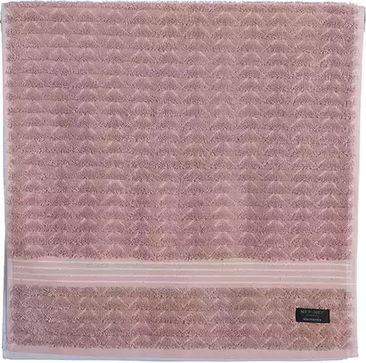 Nef-Nef Homeware Körperhandtuch Elgyn 80x160cm Rosa Gewicht 600gr/m²