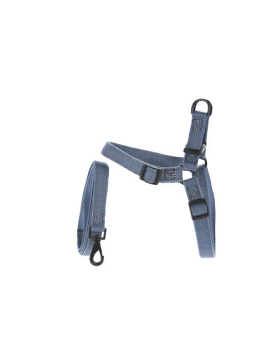 Hundegeschirr Hellblau 50-65x2cm