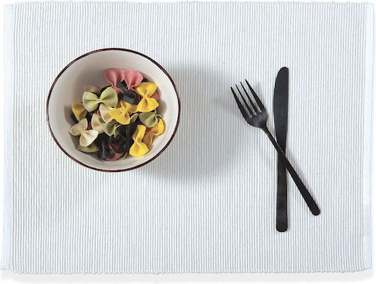 Nef-Nef Homeware Fabric Placemats White 48x33cm 2pcs