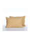 Nef-Nef Homeware Olga Σετ Μαξιλαροθήκες με Φάσα Honey 52x72εκ.