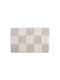 Nef-Nef Homeware Πατάκι Μπάνιου Βαμβακερό Chess Εκρού 50x80εκ.