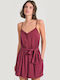 Women's One-piece Shorts Earth Red