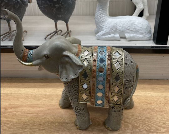 Etoile Decorativ Elefant din Material Ceramic 23x10x24cm 1buc
